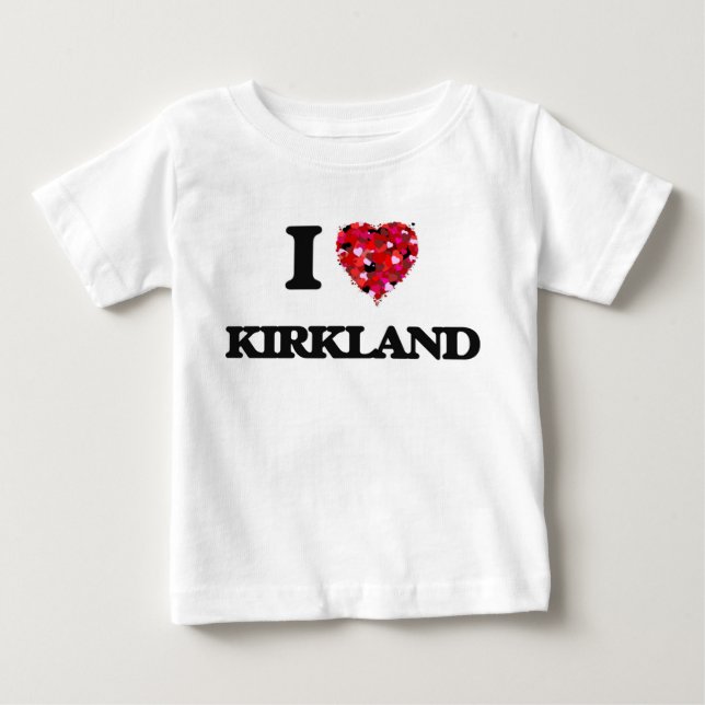 I Liebe Kirkland Baby T-shirt (Vorderseite)