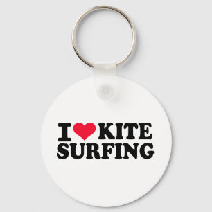 I Liebe Kitesurfing Schlüsselanhänger