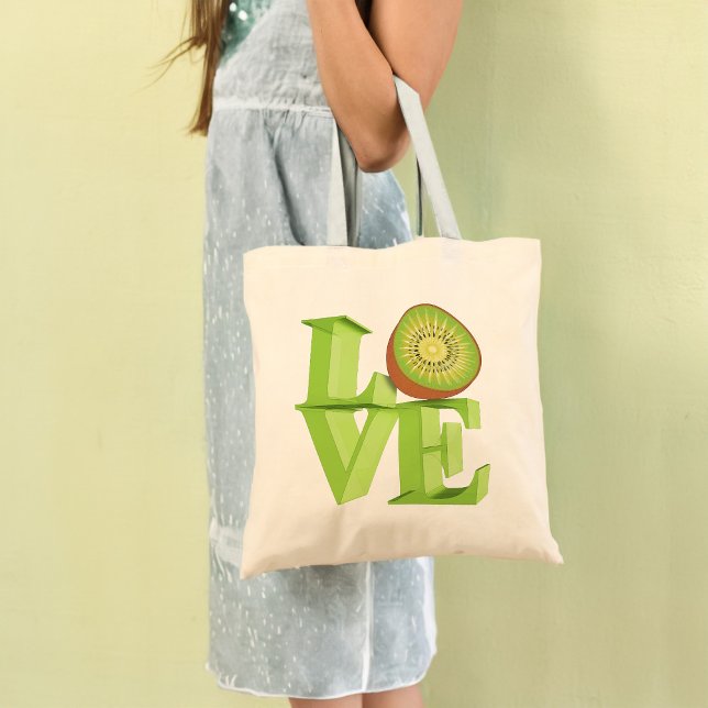 I LIEBE KIWI (Kiwi Fruits/Kiwi Berry) Tragetasche (Von Creator hochgeladen)