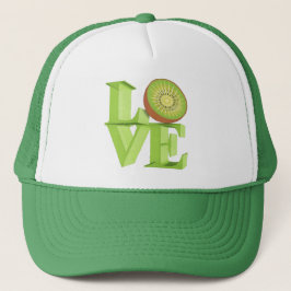 I LIEBE KIWI (Kiwi Fruits/Kiwi Berry) Truckerkappe