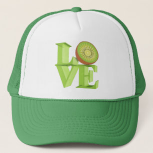 I LIEBE KIWI (Kiwi Fruits/Kiwi Berry) Truckerkappe