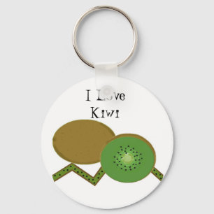 I Liebe Kiwi Schlüsselanhänger