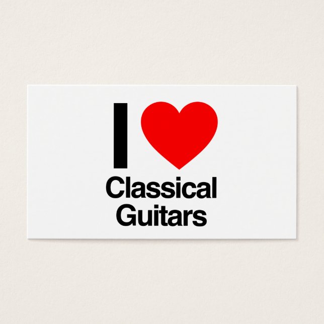 i Liebe klassische Gitarren (Vorderseite)