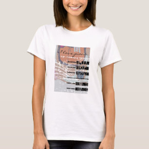 I Liebe Klavier T-Shirt