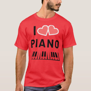 I Liebe Klaviermusik (3) T-Shirt