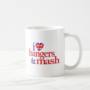 I Liebe-Knallkörper und Brei Kaffeetasse