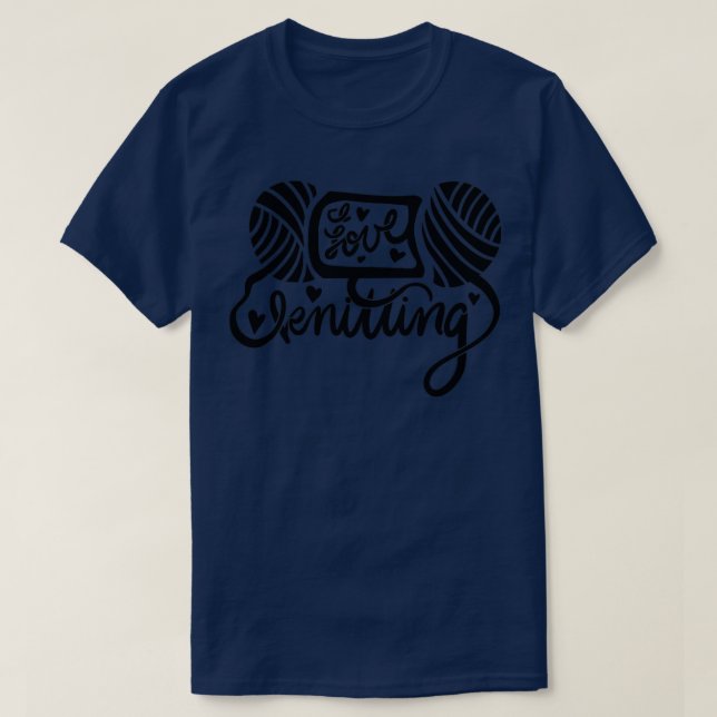 I Liebe Knittern1 T-Shirt (Design vorne)