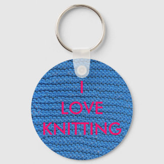 I LIEBE KNITTING SCHLÜSSELANHÄNGER