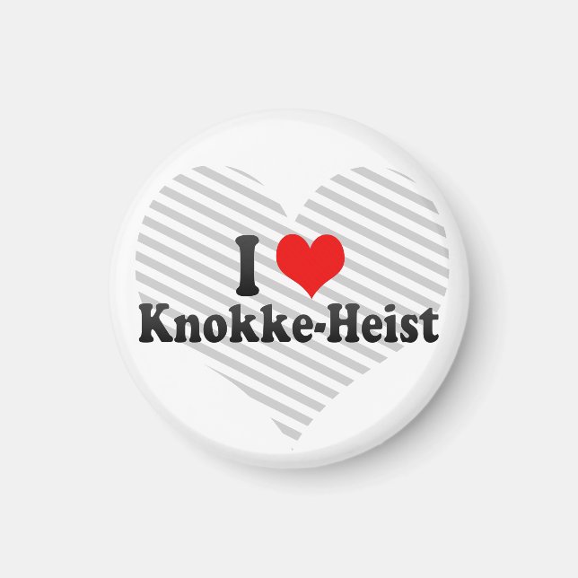 I Liebe Knokke-Heist, Belgien Magnet (Vorne)