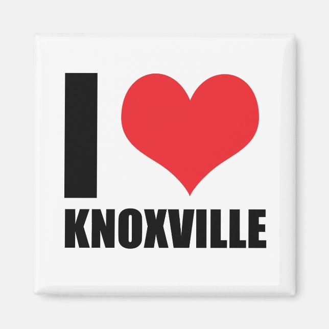 I Liebe Knoxville Magnet (Vorne)
