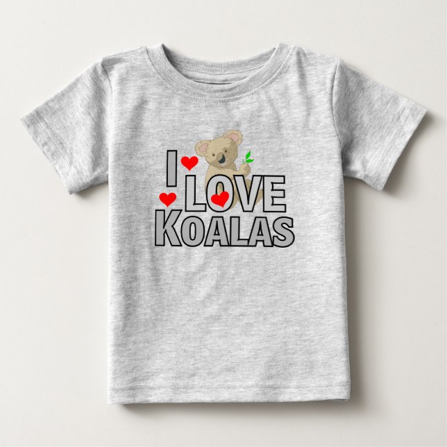 I Liebe-Koala-Kleinkind/KinderT-Shirt Baby T-shirt (Vorderseite)