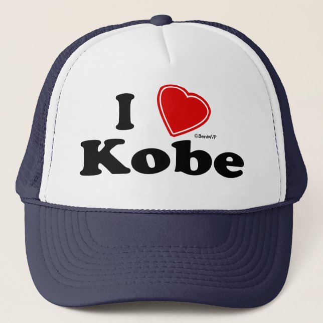 I Liebe Kobe Truckerkappe (Vorderseite)
