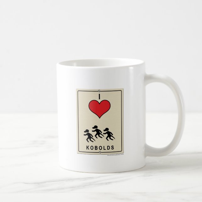 I Liebe Kobolds Kaffeetasse (Rechts)