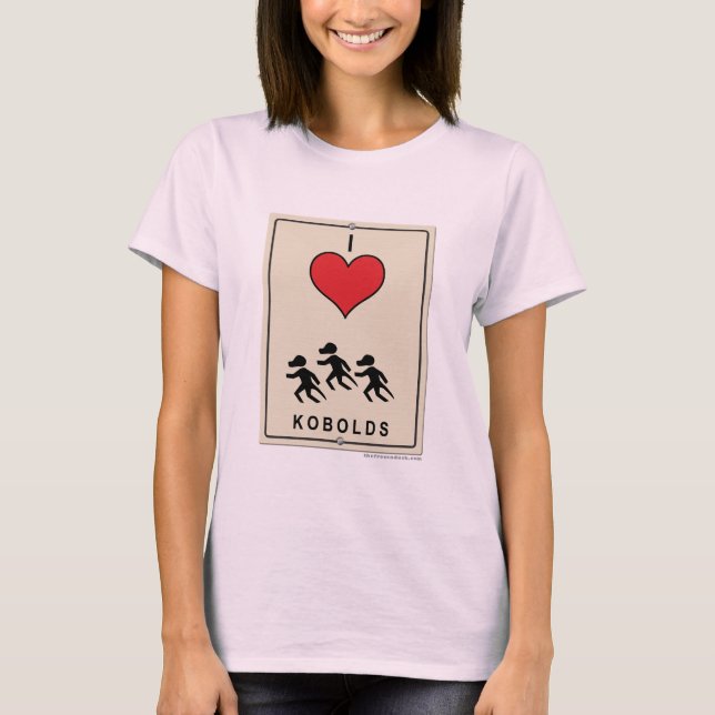 I Liebe Kobolds T-Shirt (Vorderseite)