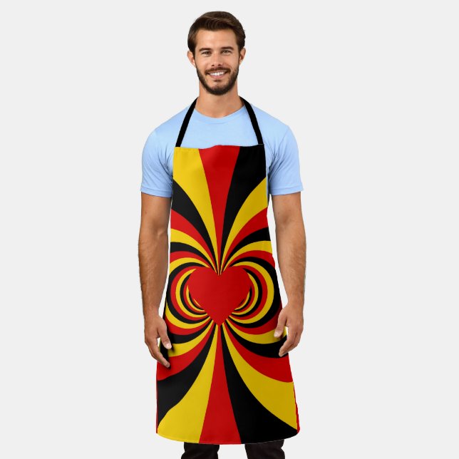 I Liebe Kochen deutscher Küche Schürze (Getragen)