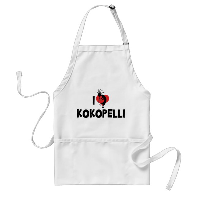 I Liebe Kokopelli Schürze (Vorne)