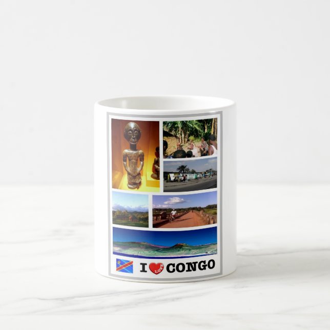 I LIEBE - Kongo - Kaffeetasse (Mittel)
