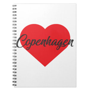 I Liebe Kopenhagen - Dänemark Notizblock