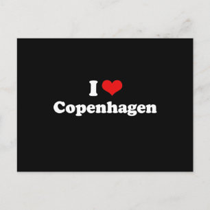 I LIEBE KOPENHAGEN POSTKARTE