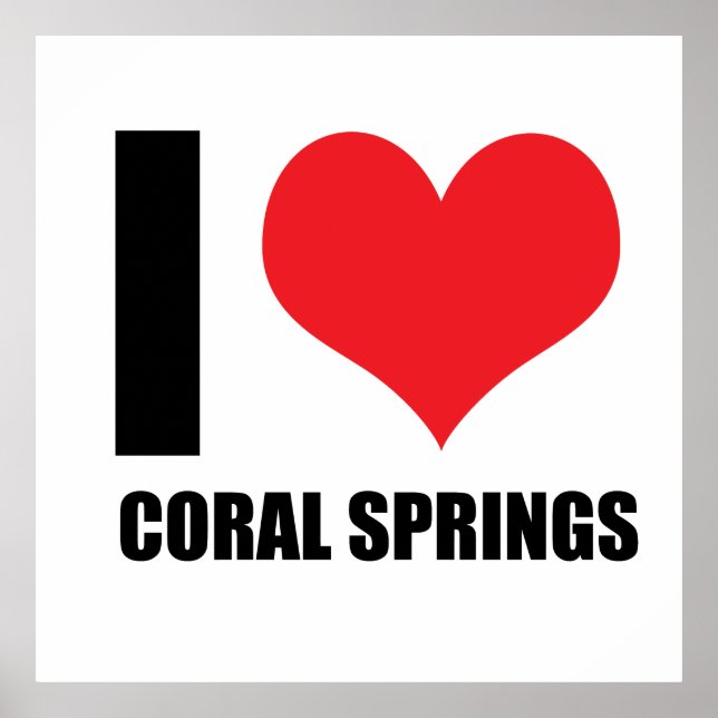 I Liebe Korallensprings Poster (Vorne)