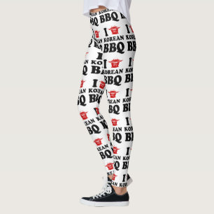 I Liebe Koreanische GRILLEN (고 기 구 이) Leggings