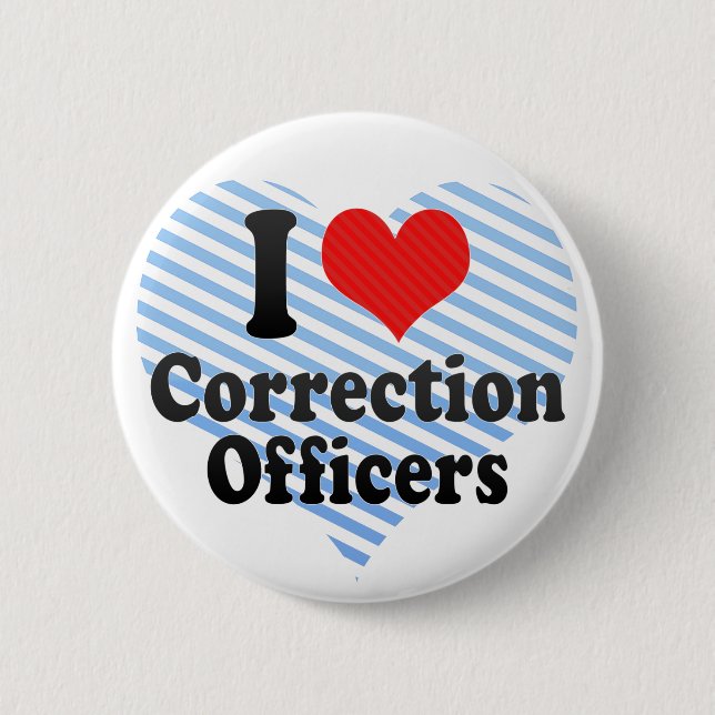 I Liebe-Korrektur-Offiziere Button (Vorderseite)