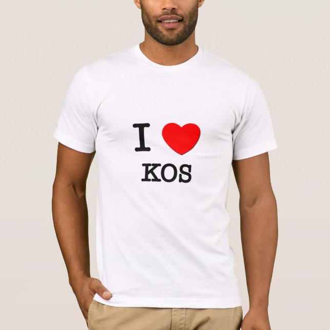 I Liebe Kos T-Shirt (Vorderseite)
