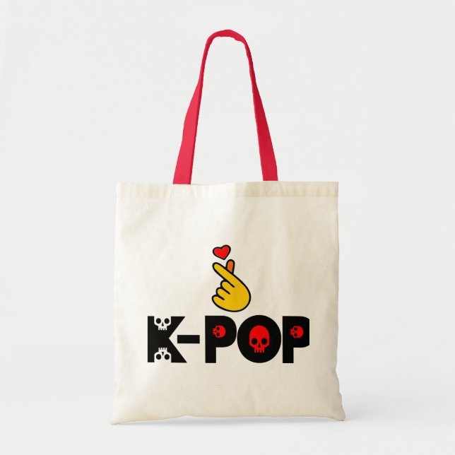 ♪ ♥ I Liebe KPop Fabulous Chic Budget Tasche (Vorne)