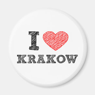 I Liebe Kraków Magnet