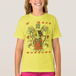 I Liebe Krankenpflege - Katzenpflege T-Shirt