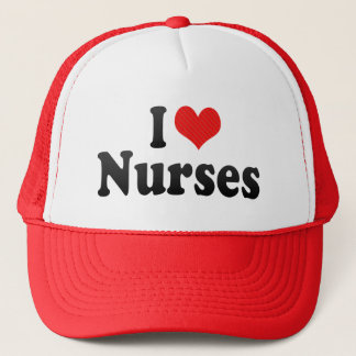 I Liebe-Krankenschwestern Truckerkappe