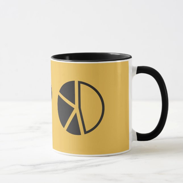 I Liebe-Kreisdiagramme Tasse (Rechts)