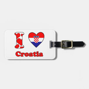 I Liebe Kroatien Gepäckanhänger