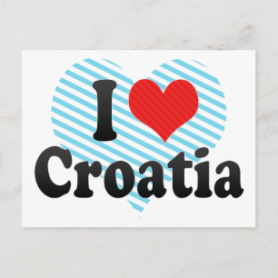 I Liebe Kroatien Postkarte