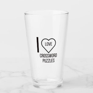 I LIEBE KROSSWORTPUZZLE GLAS