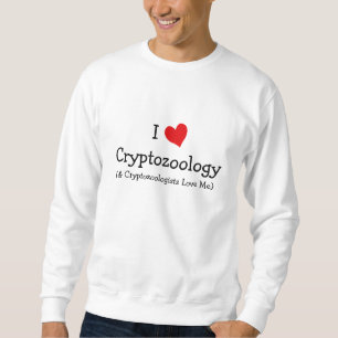 I Liebe Kryptozoologie Sweatshirt