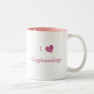 I Liebe Kryptozoologie Zweifarbige Tasse