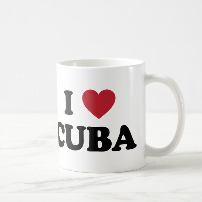 I Liebe Kuba Kaffeetasse (Rechts)