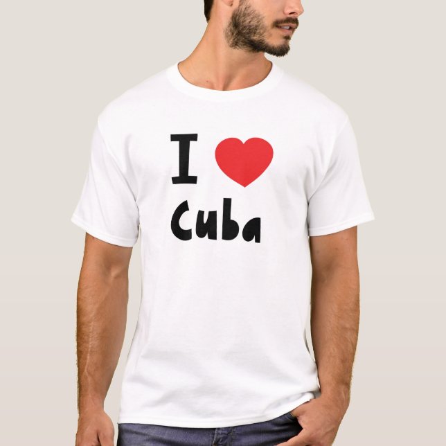 I Liebe Kuba T-Shirt (Vorderseite)
