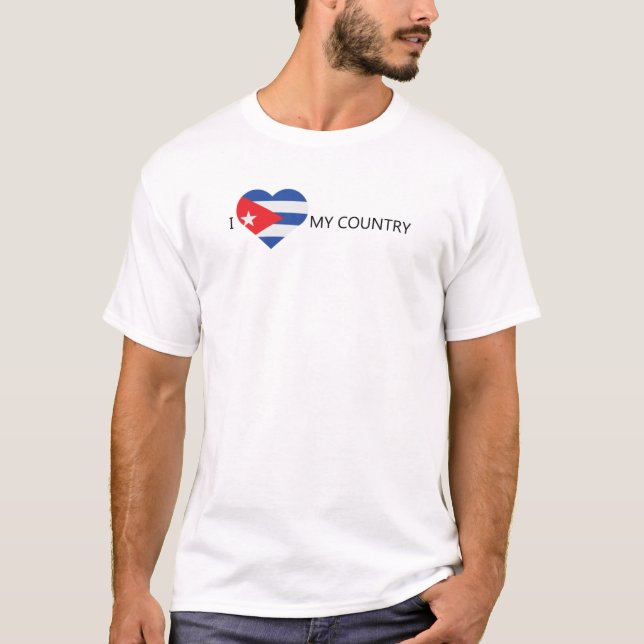 I Liebe Kuba T-Shirt (Vorderseite)