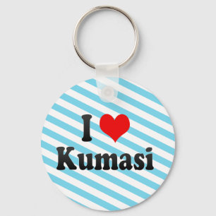 I Liebe Kumasi, Ghana Schlüsselanhänger