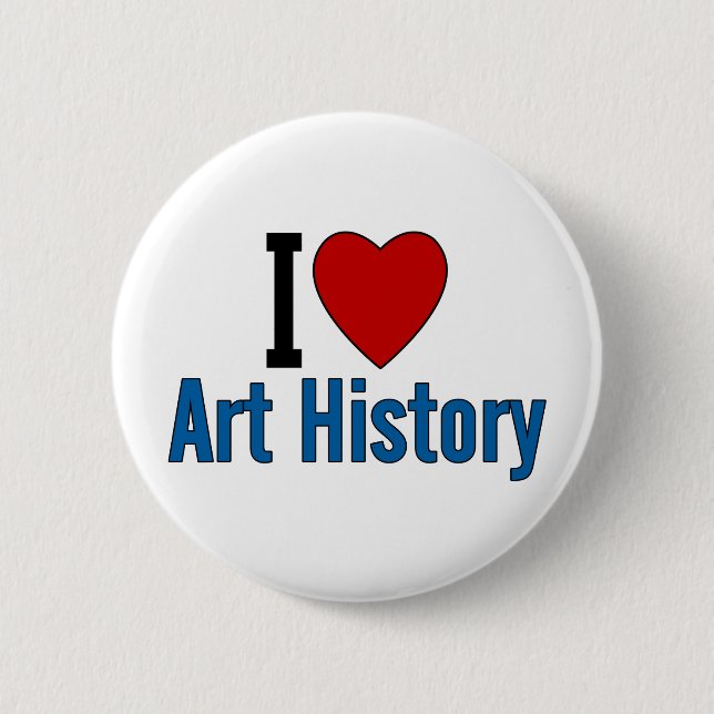 I Liebe Kunstgeschichte Button (Vorderseite)