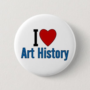 I Liebe Kunstgeschichte Button