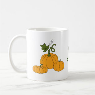 I Liebe Kürbis Minimalistischer Niedlicher Kaffee Kaffeetasse