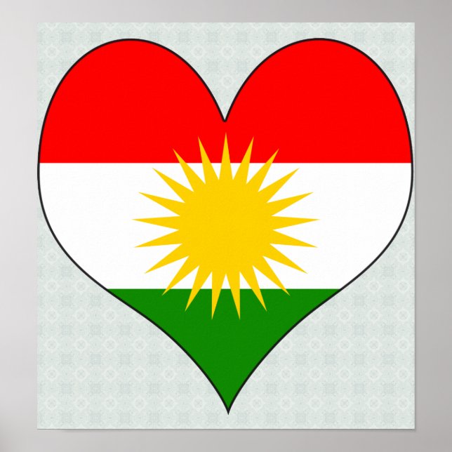 I Liebe Kurdistan Poster (Vorne)