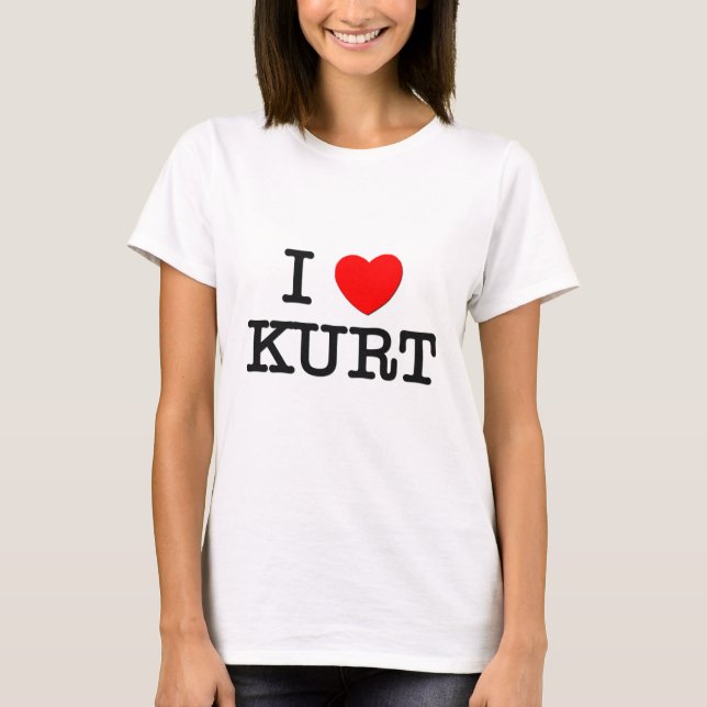 I Liebe Kurt T-Shirt (Vorderseite)