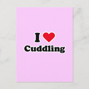 I Liebe-Kuscheln Postkarte