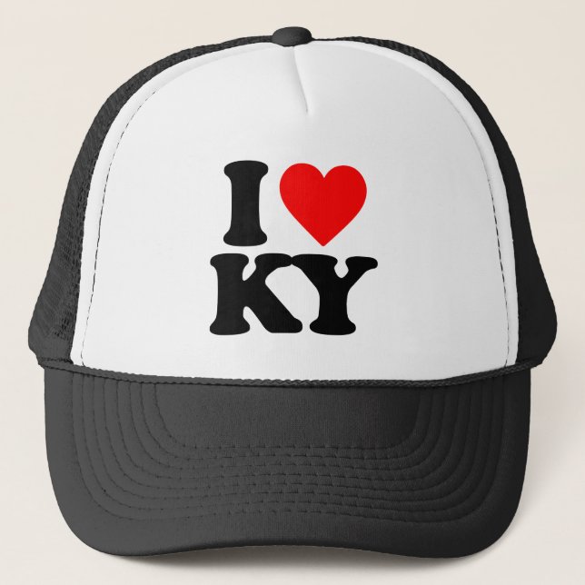 I LIEBE KY TRUCKERKAPPE (Vorderseite)