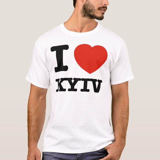 I Liebe Kyiv T-Shirt (Vorderseite)