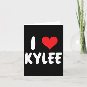 I Liebe Kylee - Herz - Name Karte